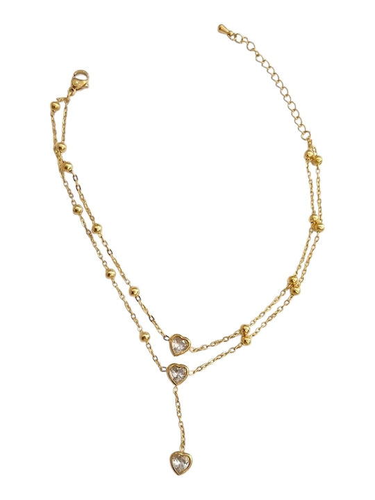 Kalliopi Silver Επιχρυσωμένη Αλυσίδα Ποδιού από Ατσάλι Kalliopi Silver Επιχρυσωμένη Αλυσίδα Ποδιού από Ατσάλι