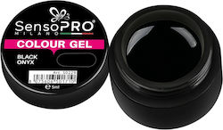 Gel Uv Colorat Negru Onix 5ml Sensopro Milano