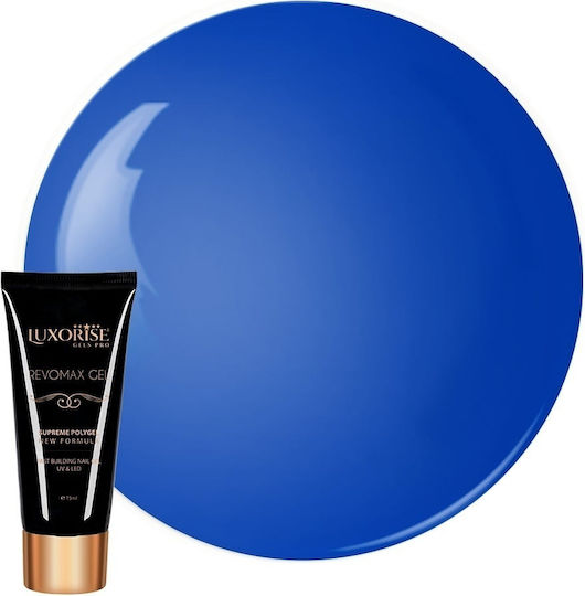 Polygel Revomax Gel Luxorise Albastru Neon 15ml