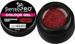 Colored Uv Gel Pomegranade Twist 5ml Sensopro M...