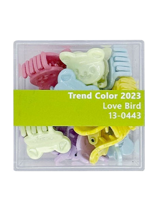 Tiny Color Set 16 Bucăți Clame De Păr Pentru Copii Colorate Ursuleți