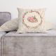 Decorative Pillowcase 45x45 Cm 100% Cotton Cena Floral Wreath
