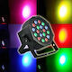 Прожектор Beam LED PAR DMX RGB / Червен / Зелен / Син