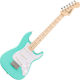 Fender Mini Ηλεκτρική Κιθάρα ST Style Πράσινη