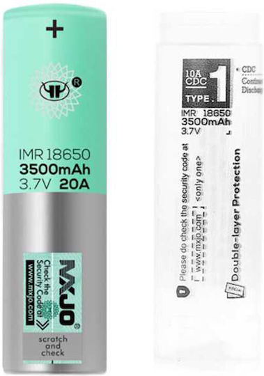 Mxjo Imr Επαναφορτιζόμενη Μπαταρία 18650 3500mAh 3.7V 1τμχ
