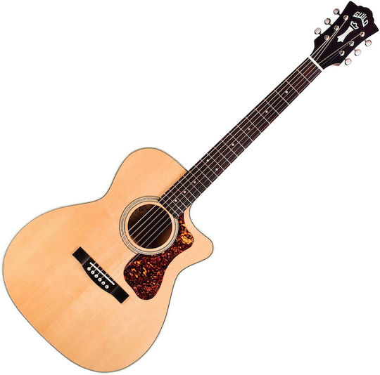 Guild Semi-Acoustic Guitar Om-140ce Orchestra Natural