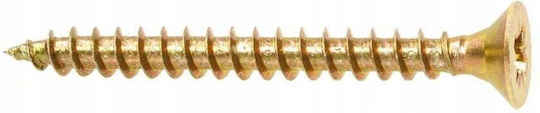 Harteholz-Schrauben 4x30mm 32 Stück Pz2 Gold