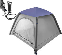 Enero Σκηνή Camping Γκρι Φουσκωτή 3 Ατόμων