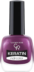 Golden Rose Keratin Glossy Nagellack Lila 10.5ml