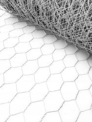 Plasă Gard Hexagonală 0 5m X 10m Galvanizată