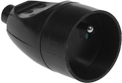 Awtools Einzelsteckdose 10 Stück Schwarz Gn-171