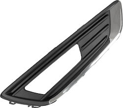Ford Focus Iii Fl 12-16 Halogens Black Front Bumper Grille + Chrome Right