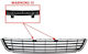 Vw Golf Vi H B 08-13 Front Bumper Grille Middle Cover