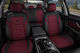 Universal Panda Florida Autositzbezüge Set Polyester Eco Leder Vorne Hinten Schwarze Bordeaux