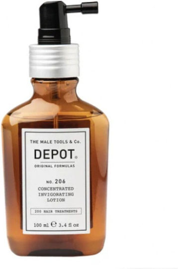 Depot No. 206 Concentrated Invigorating Lotion Μαλλιών για Τόνωση 100ml