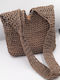 Set Straw Women's Shoulder Bag Beige