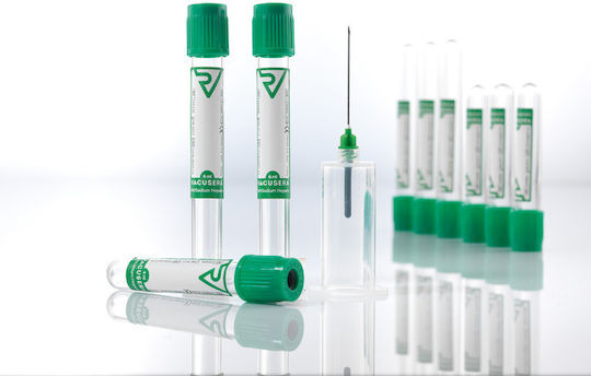 Σωληνάριο Αιμοληψίας Vacusera Lithium Heparin 4ml 100τμχ