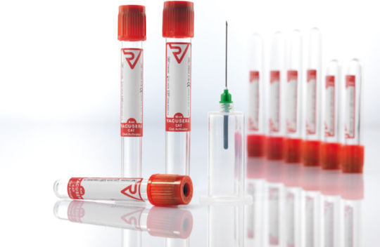 Σωληνάριο Αιμοληψίας Vacusera Clot Activator 6ml 100τμχ