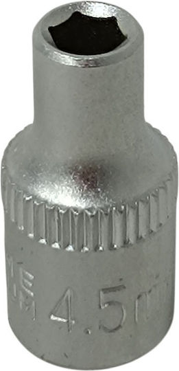 Καρυδάκι 1/4 Εξάγωνο Κοντό 4,5mm