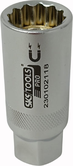 Steckschlüsseleinsatz Magnetisch Polygone 18 Mm 3/8 SKS Tools 230102118