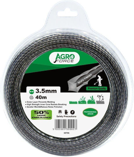 Cresman 05707 Bürstenschneider Trimmer-Leinen Länge 30m und Dicke 4mm