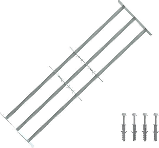 Vidaxl Plasă de Securitate pentru Ferestre 3 Seturi 3 Buc 930-1740 Mm
