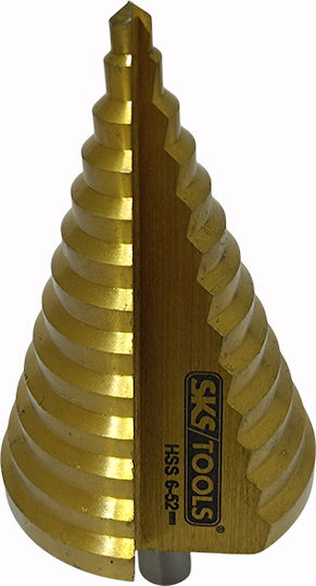 Τρυπάνι Κωνικό 6 52 Mm Επικάλυψη Τιτανίου Sks Tools 40020043