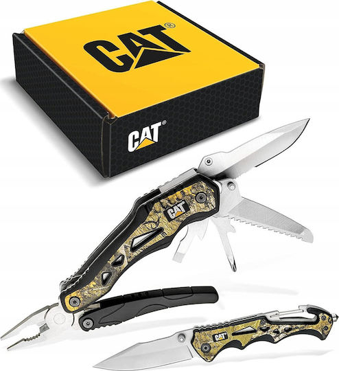 CAT Μαχαίρι σε Θήκη Σετ 2τμχ