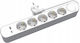 Fixed Extension Cord 5x Schuko Switch 1x Usb A 1x Usb C 1.5m Ps-570sws+usba+usbc/1.5 E W-30009