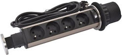 Legrand Incara Möbel Steckdosenleiste Turm 60 4x2p+z 2.0 M 654972