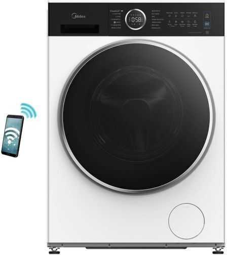Midea Пералня 8 кг 1400 Оборота MF205W80BA30/W-GR
