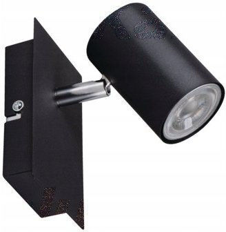 Wall-ceiling Light Gu10 Max 10w Evalo El-1i B-sr Black 35691