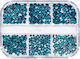 Luxorise Nageldesign Brillanter Topas Nagel Strass 6 Designs