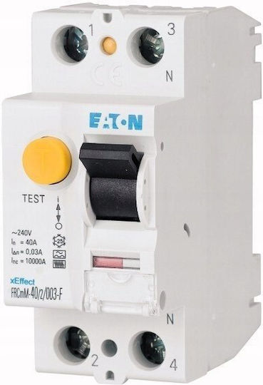 Residual Current Circuit Breaker 2p 40a 0.3a 10ka Type G F Frcmm-40 2 03-g F