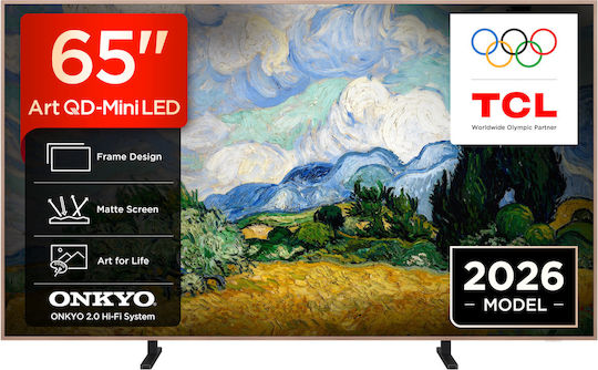 TCL Smart Televizor 65" 4K UHD QD-Mini LED A400 Pro Art HDR (2026) 65A400 Pro