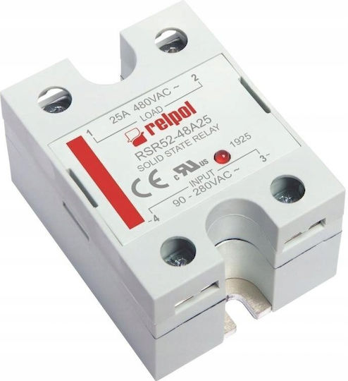 Еднофазно Полупроводниково Реле 480V AC 90-280V AC RSR52-48A25