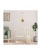 vidaXL Cat Scratching Post Cat Tree Beige 96x47.5x177.5 cm