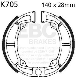 Ebc Brakes K705 Brake Pads 1 Set Ebc Brakes K705 Brake Pads 1 Set
