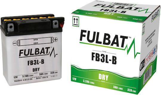 Fulbat Ful Dry Battery Fb3l-b Yb3l-b Dry Maintenance-free Acid Included