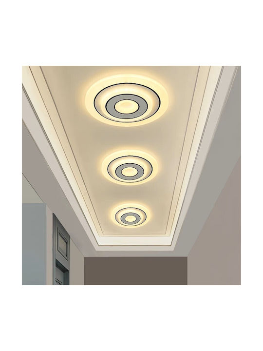 Luminastar Ceiling Light White with Integrated LED and Remote Control