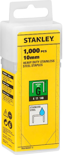 Stainless Steel Staples G 10mm 1000pcs S/70-6sst-0