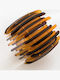 Amber & Slate Sculptural Armband-Kaffee