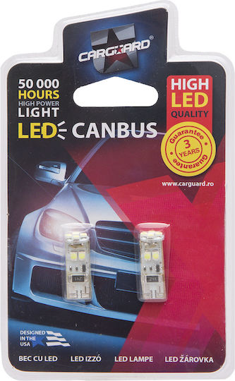 Led Autolampe T10 W5w 3w 56lm 6000k 8 Smd 12v Menge 2 Stück