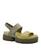 Leather Women's Anatomic Yellow Sandals