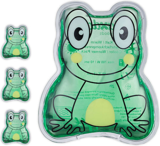 Relaxdays Pachete de Răcire Copii Set 4 Alb Verde Negru 11x1.5x9 Cm