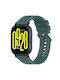 Curea Silicon 22mm Cusătură Dublă Xiaomi Watch 5 47mm Verde Măsliniu