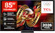 TCL Smart Televizor 85" 4K UHD SQD-Mini LED C8L HDR (2026) 85C8L