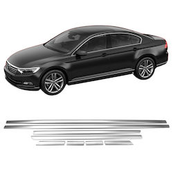 Seitliche Türschwellen Edelstahl Chrom Volkswagen Passat B8 2015-2019