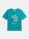 Kids Top Short-Sleeved Blue