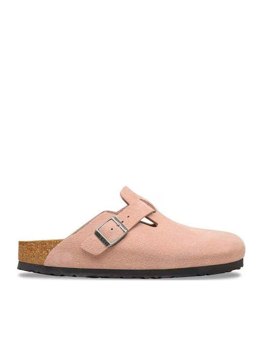 Birkenstock Boston Кожени Зимни Дамски Пантофи ...
